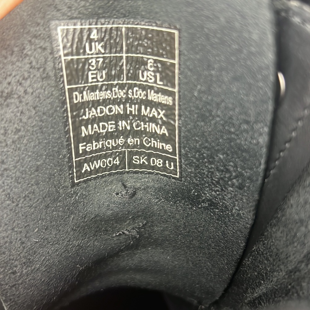 Dr. Martens X Dolls Kill Jadon Hi Max Boots - Picture 9 of 11